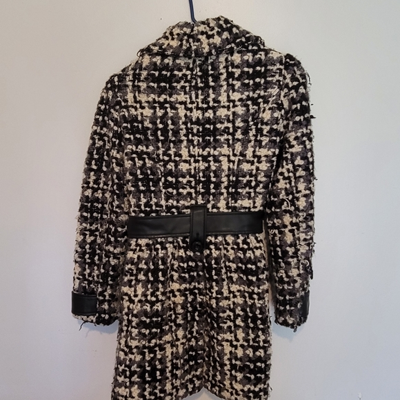 Arden B hounds tooth textured jacket size medium gray black and white - Picture 2 of 3